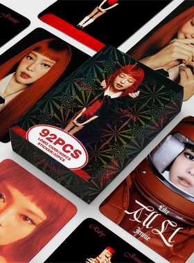 现货92张照片卡Jennie新专辑Ruby贺卡明星珍藏卡金智妮贴纸LOMO卡