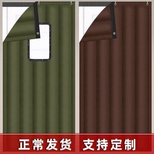 加厚棉门帘子保暖挡风磁吸自吸家用保温冬天防风防寒卧室隔断 冬季