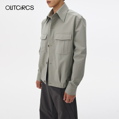 OUTCiRCS双袋夹克外套男装春装