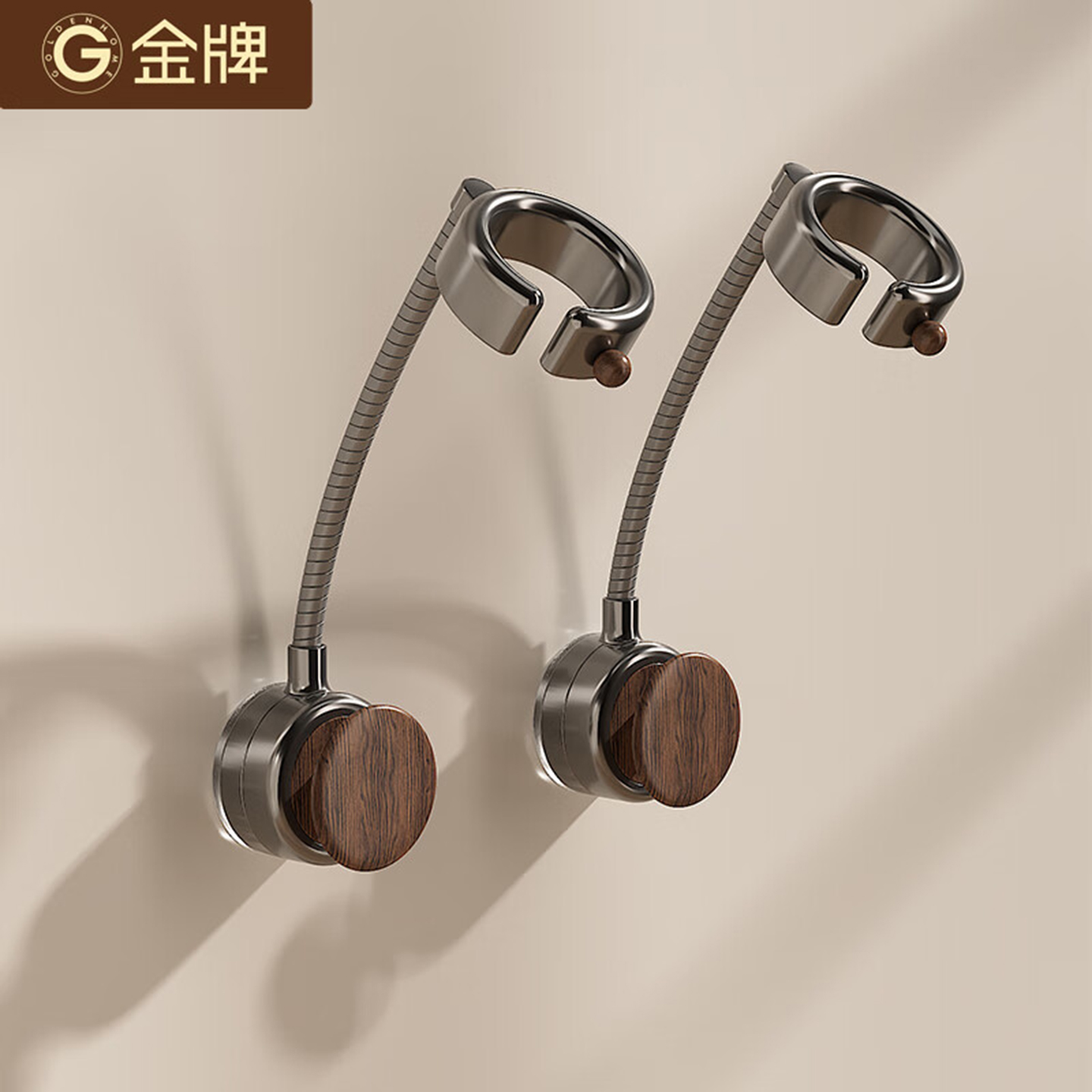 金牌吸盘吹风机支架免打孔置物架