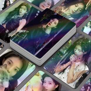 沈梦瑶镭射小卡55张SNH48成员单人明星周边高颜专辑写真LOMO卡片