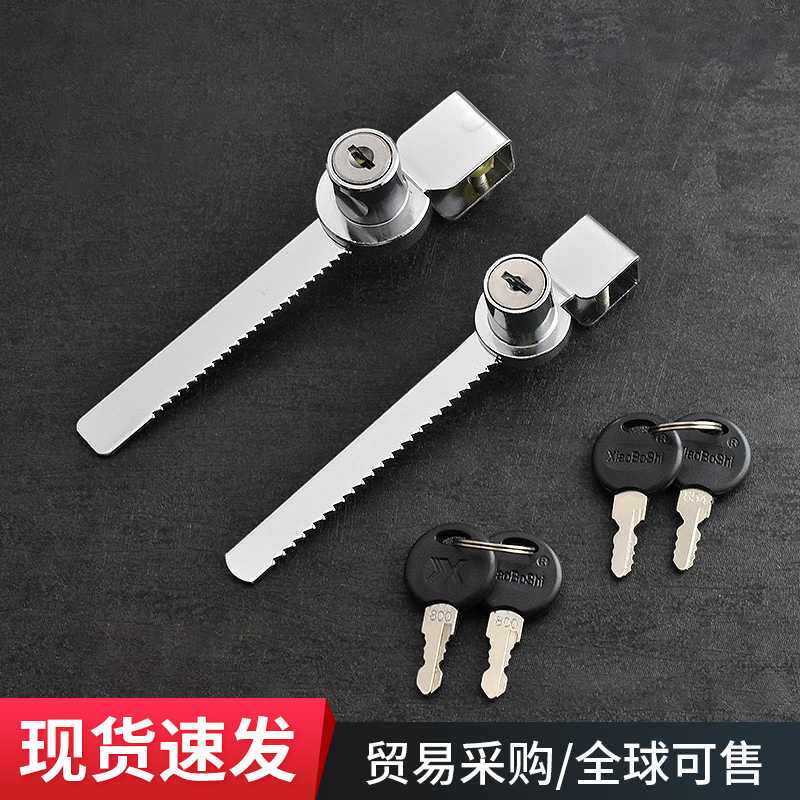 小博士橱窗锁玻璃推拉门锁玻璃门锁移门锁318锯齿锁328趟门锁扣