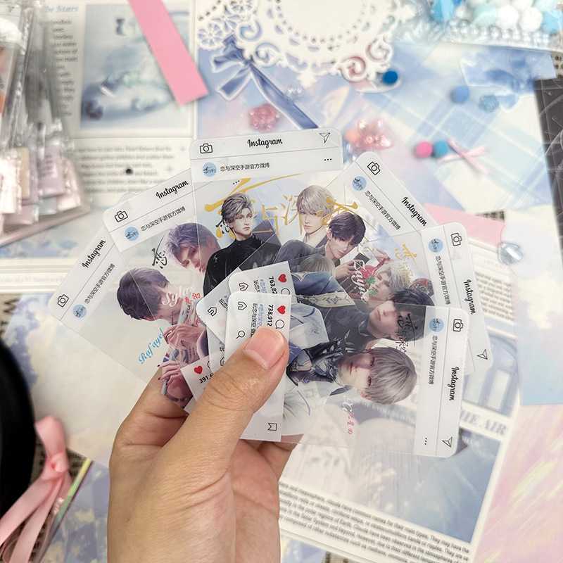 新恋与深空pvc透卡二次元ins风周边沈星回祁煜黎深秦彻拍立得礼物