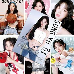 GIDLE宋雨琦海报ins亲笔签名周边高清壁画卧室a3壁纸宿舍超大墙贴