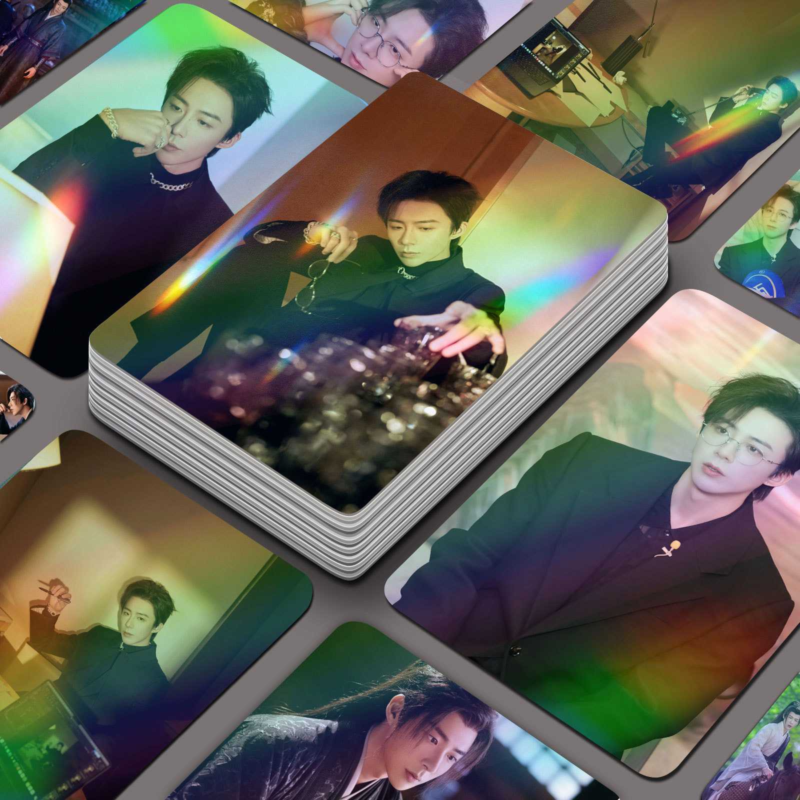 刘宇宁小卡56张盒装高颜值周边小卡高清自印不重复小卡原创LOMO卡