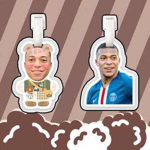 世界杯 姆巴佩行李牌书包挂件挂链挂饰挂应援物周边