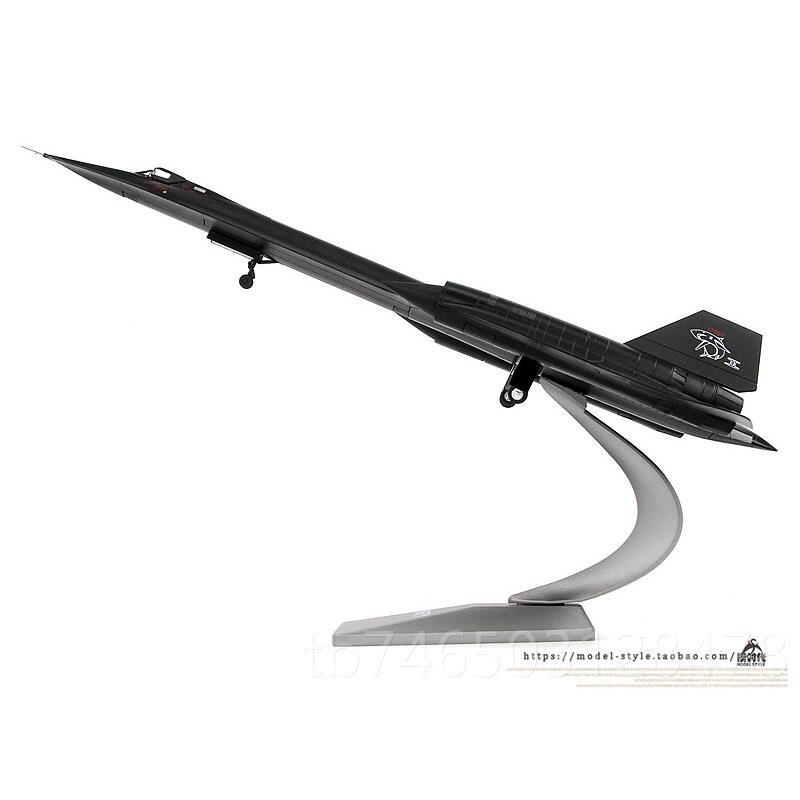 高档AF金1品飞机模型成SR-71A黑鸟机侦察1/72比例合美国空军机型