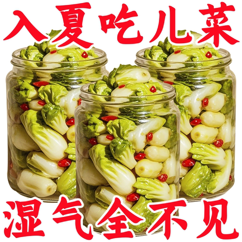 四川特产泡菜儿菜腌制下饭菜大头菜爽口开味脆嫩小菜芥菜咸菜开胃