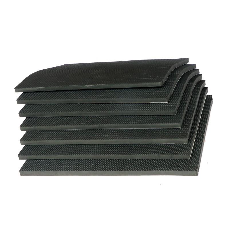 (50度)高弹黑灰色(凸点)12MM厚刀版弹垫海绵垫条纸箱模切海绵