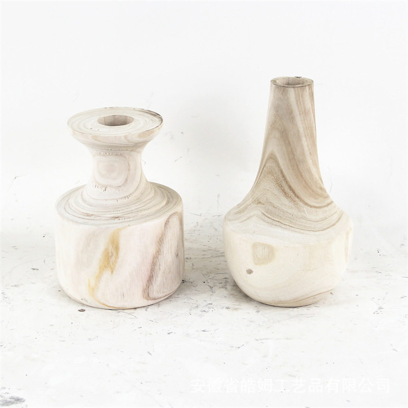 厂家销售手制木质工艺插花花瓶桌面装饰拍摄道具酒店别墅家居摆件,模玩/动漫/周边/娃圈三坑/桌游,文化/体育周边,淘宝优惠券,粉丝福利购,淘宝优惠卷