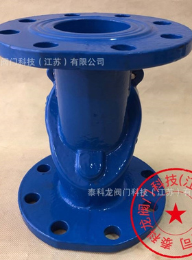 H44X-16Q SFCV法兰橡胶瓣板止回阀DN5065 80 100 125 150 200 300