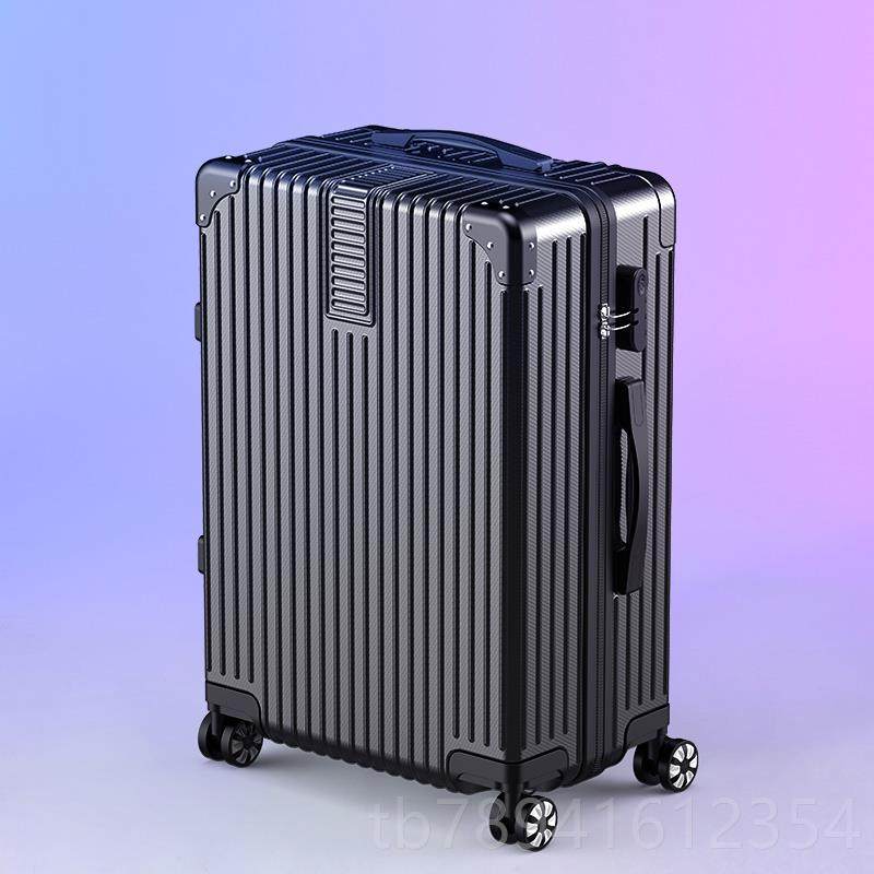 高档拉杆皮箱行李箱旅行万向轮铝框2女0男学生结实耐用密码箱子24