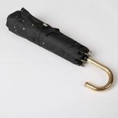 高档日本系小清新美波点弯钩金钩子轻可爱女生ins超日甜折叠雨伞