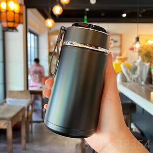 高档巧保温杯男女学生简高约时档尚带茶漏保小温水杯迷你型便携可