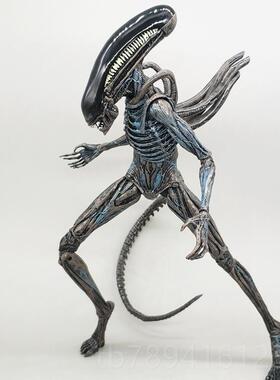 高档7寸异形狗大血战铁战士手办l契母约模型Aien 可动人偶玩具后