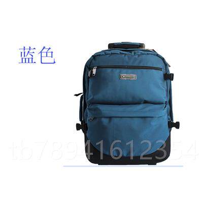 高档新品拉登杆背包包拖包大容多功量能书包带轮旅行行李箱机袋包