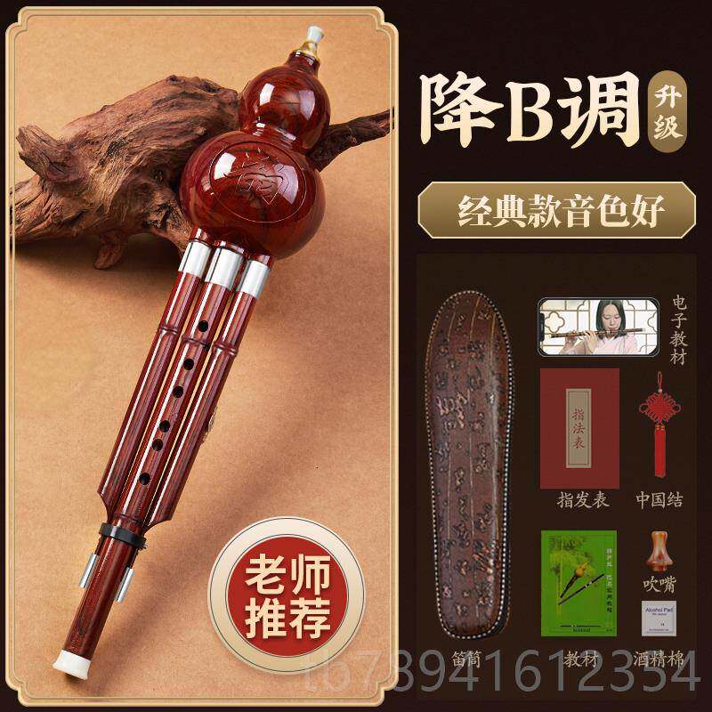 高档葫芦丝C调降B调学儿童者防初成人零基础初学自学入门乐器摔