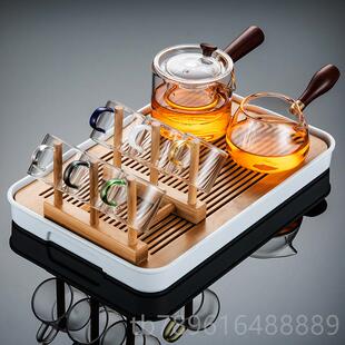 高档玻璃茶套具杯家用杯具透明子红茶泡茶器组办公室喝茶功夫茶杯
