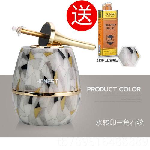 高档百诚创意个混性油电煤合万次火柴点火器台式桌面机金属油打火