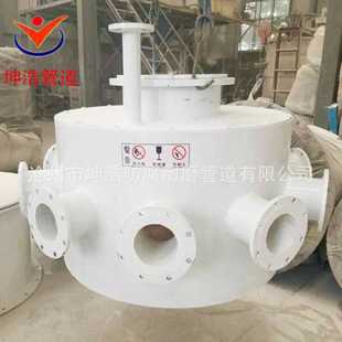 坤浩做耐磨管道 质优价廉 钢衬陶瓷耐磨管件 耐磨洗煤旋流器