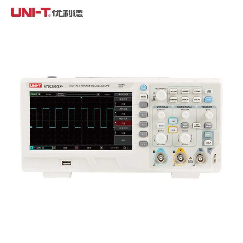 优利德（UNI-T） UTD2202CEX+数字示波器双通道200M 64kpts深度