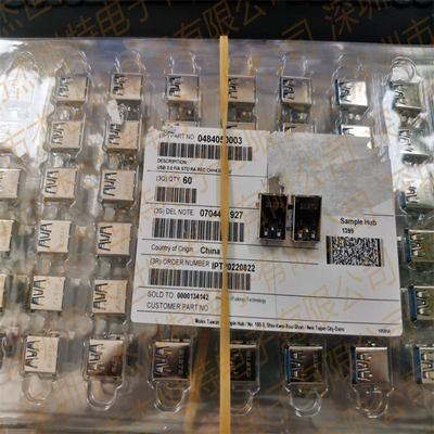 Molex现货48405-0003 484050003 9Pin 3.0mm USB 接插件连接器