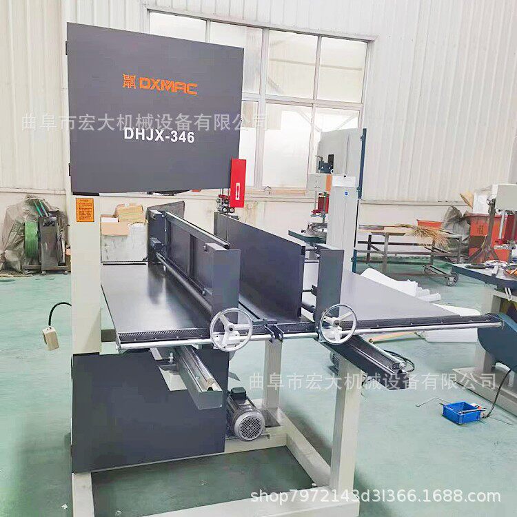 聚苯板PE板橡塑材料切割 可滑动式推台 尺寸按需生产 立式带锯机