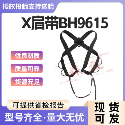 BARHAR岜哈 X肩带 胸带探洞绳索救援户外攀冰攀岩攀登黑色SRT肩带