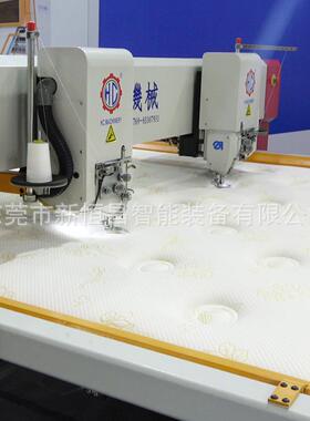 HC-D3000全自动双头绗缝机棉被间花机床垫绗花机
