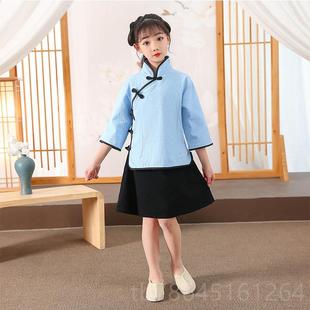 正品国民风学生装女装成人朗诵五四青年装毕业班校服台中山出装舞