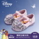 女童鞋 2026新款 子皮鞋 女孩演出鞋 迪士尼公主水晶鞋 小皮鞋 儿童单鞋