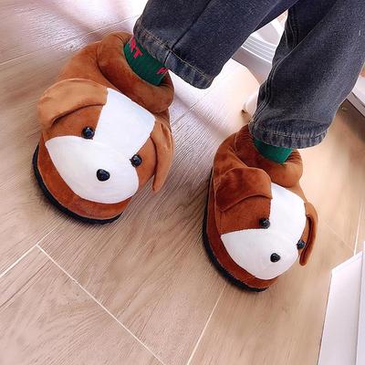 冬季棉拖鞋男全包跟毛绒拖鞋