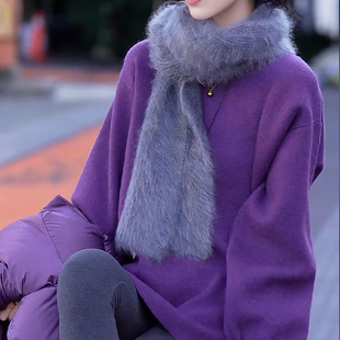 Fashion Master时尚大师新款气质羽绒服灯笼袖设计毛衫加绒打底裤