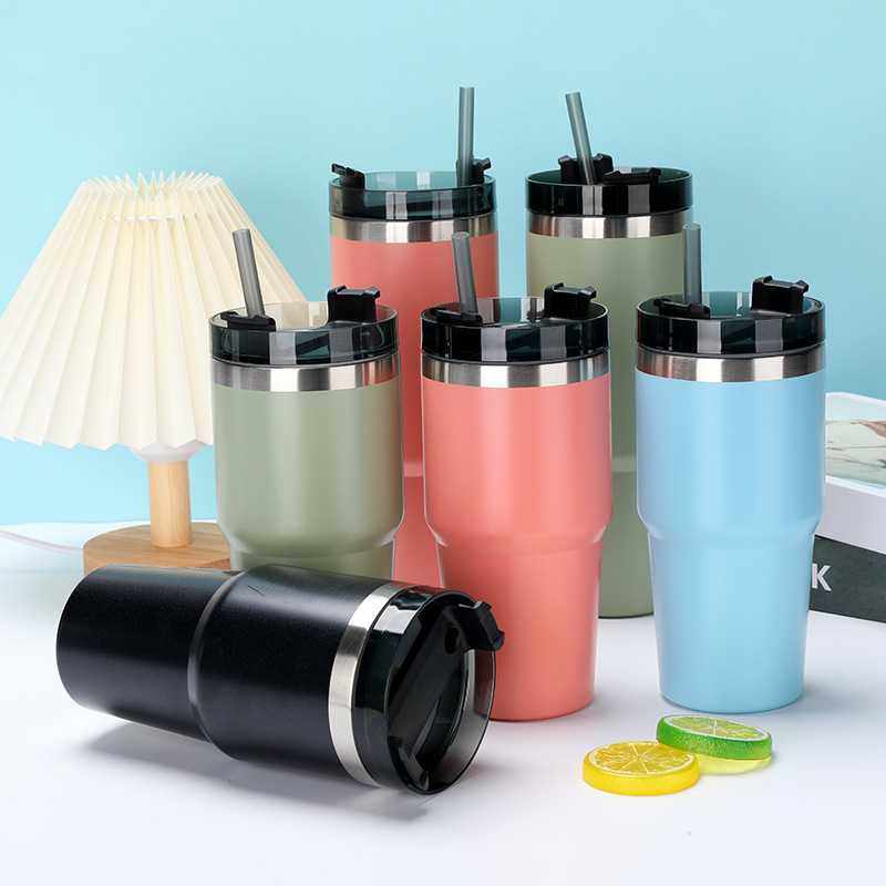 新款20/30oz不锈钢汽车杯真空双层冰霸杯304不锈钢车载便携汽车杯,餐饮具,保冷/保温杯,淘宝优惠券,粉丝福利购,淘宝优惠卷