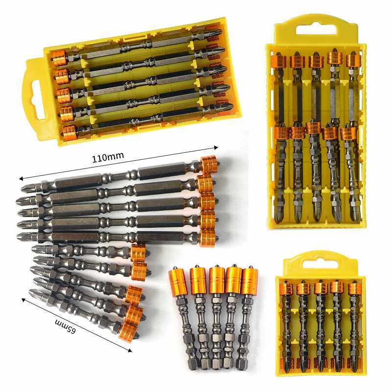 PH2磁圈批头强磁性S2双头十字批咀电动螺丝刀起子头,五金/工具,电动批头,淘宝优惠券,粉丝福利购,淘宝优惠卷