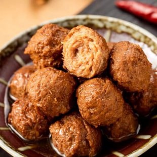 四00三北戴河猪肉丸子罐头红烧小狮子头方便熟食即食应急储备食品