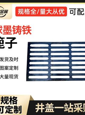 球墨铸铁雨水篦子450*750厂家现货地沟格栅盖板雨水单箅子