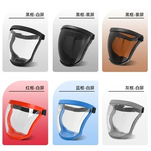 护目镜劳保防飞溅防风眼镜防护面B罩全脸防雾骑行车护目镜工业粉