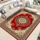 客厅欧式 红花120 200cm家庭卧室客厅毛毯书房阳台厨房机洗吸水防