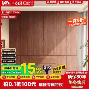 定制大衣橱 中古风全实木衣柜ENF级家用全橡木储物柜卧室2025新款