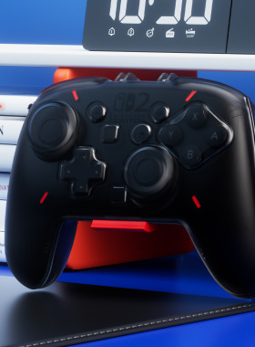适用于任天堂switch2pro手柄保护套透明硬壳防摔防花全包手柄保护壳任天堂switch2pro手柄收纳盒创意高端壳