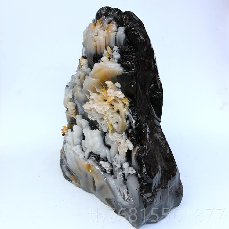 正品摆件天天玉然奇石观赏石大头客厅仿寿山石雕刻然器玉石玉雕工