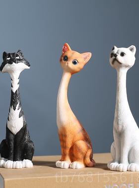 正品儿摆童房装饰狗小件通酒可柜小猫咪动物爱桌卡面摆设车载创意