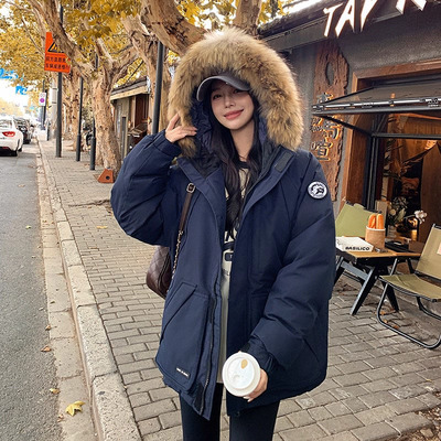 【德国进口】大毛领派克羽绒服