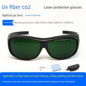 10600二氧化碳Uv 1064光纤激光打标机防护眼镜焊接切割雕刻护眼