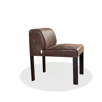 实木阿肥餐椅咖啡厅餐桌卡座办公室椅家用火烧石桌岩板桌专配椅子