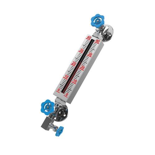 玻璃管液位计保护套水位计U型槽玻璃保护管刻度显示铝合金面板