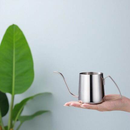 7柄304不锈钢带刻度迷你便携手冲壶咖啡壶长嘴细口壶挂耳咖啡壶