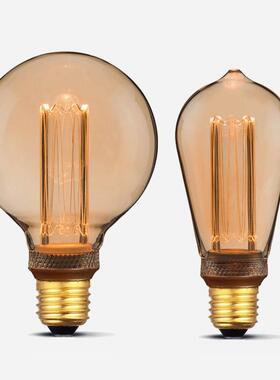 爱迪生LED灯泡复古怀旧G95替换钨丝节能ST64烟火E27螺口4W灯泡