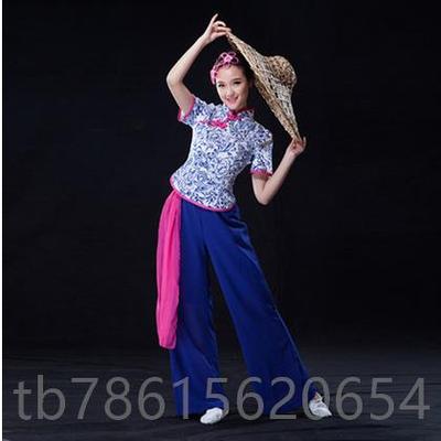 高档服阿庆嫂装演出民国学生装广场舞女装舞蹈秧歌服采茶女服姑村